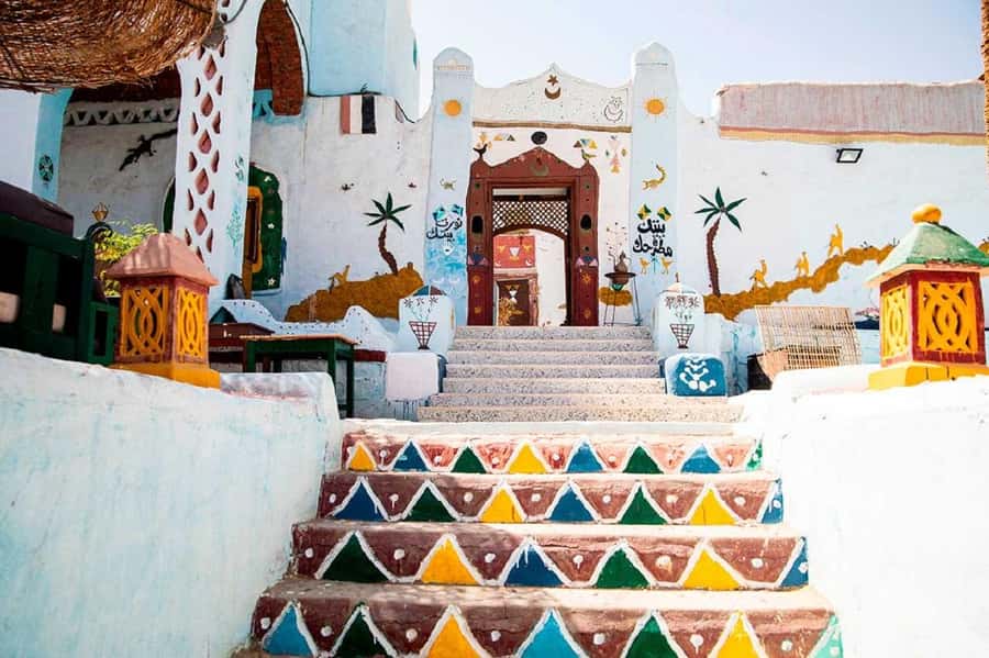 Aswan: Abu Simbel Temple & Nubian Village Private Day Tour - Nubian Village Aswan: Traditional Architecture, Customs, and Crafts
