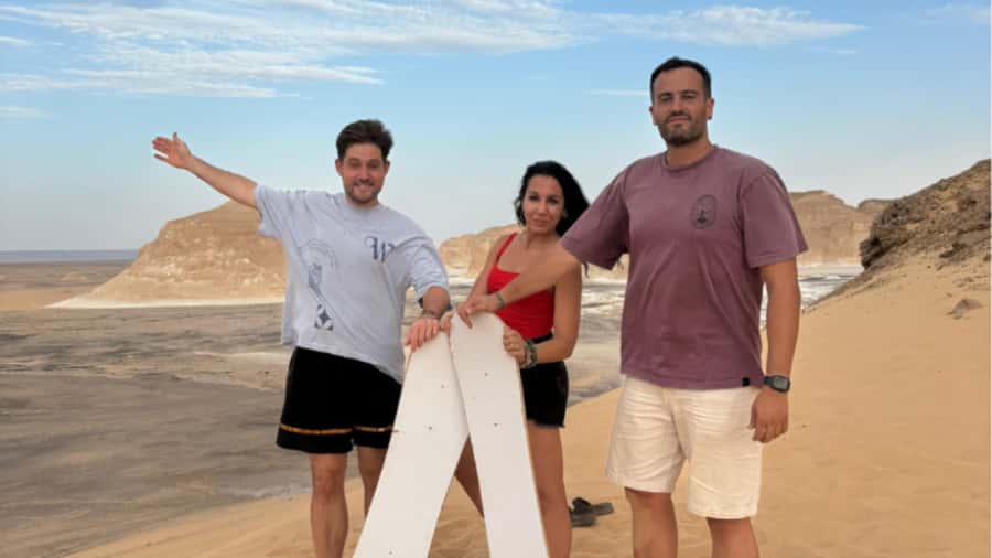 Cairo: Bahariya Oasis & White Desert 3-Day Private Adventure - Black Desert camp night: barbecue dinner and real stargazing time