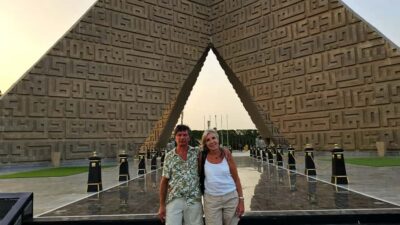 Cairo: Cairo by Night Tour and Dinner at EL Azhar Park - Monument to the Unknown Soldier: a pyramid-shaped memorial with a war story