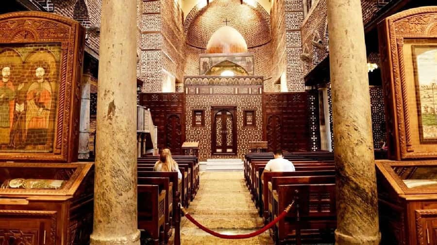 Cairo: Coptic Cairo & Cave Church of St. Simon Private Tour. - St. Barbara Church and the Hanging Church: two ways to see Coptic devotion