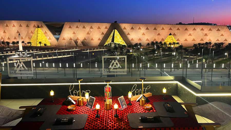 Cairo: Dinner with Grand Egyptian Museum & Pyramids Views - Hotel Pickup to Royal Great Pyramid Inn: Your Evening Starts Easy