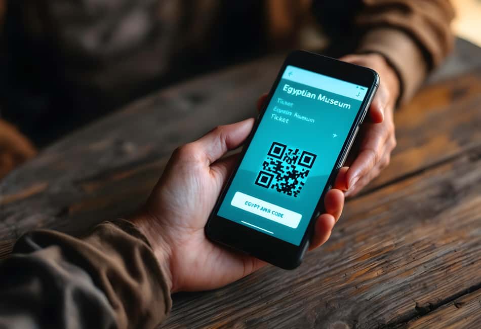 Cairo: Egyptian Museum of Antiquities online QR Ticket - Entering the Egyptian Museum: Security Check and QR Scanning