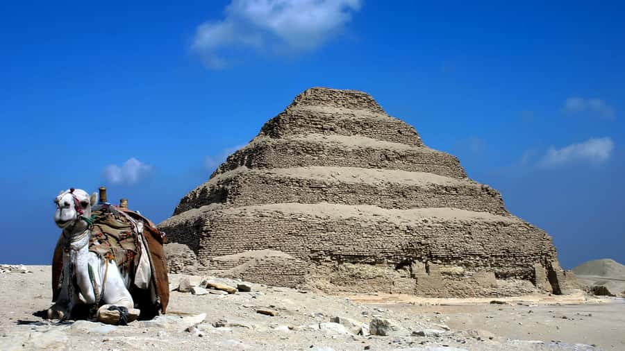 Cairo: Giza Pyramids, Sakkara Pyramid Private Tour w. Lunch - Saqqara’s Step Pyramid of King Zoser: Imhotep’s masterpiece in one visit