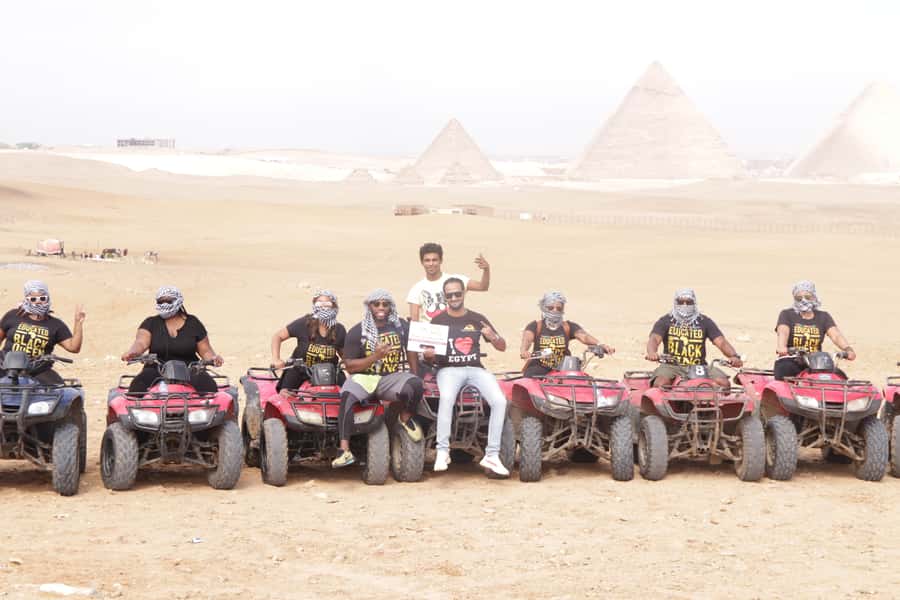 Cairo: Giza Pyramids Tour with Quad Bike Safari & Camel Ride - Valley Temple and the Sphinx: The Photos Matter Here