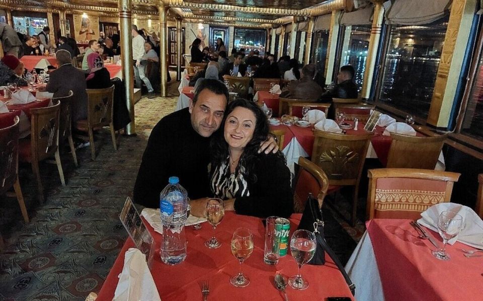 Cairo: Nile Pharaoh Dinner Cruise and Show - The Hathor-inspired boat and the deck views