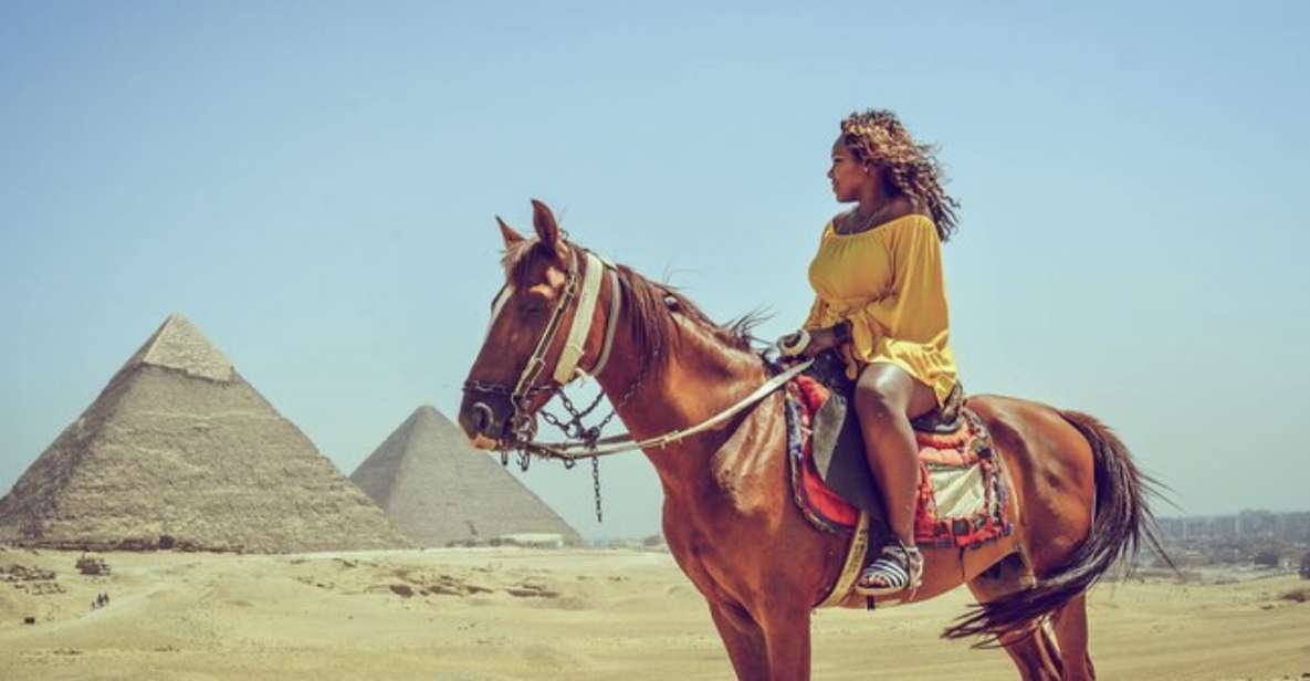 Cairo: Private Arabian Horse Ride at the Giza Pyramids - Outside the enclosure wall: why that matters for your photos