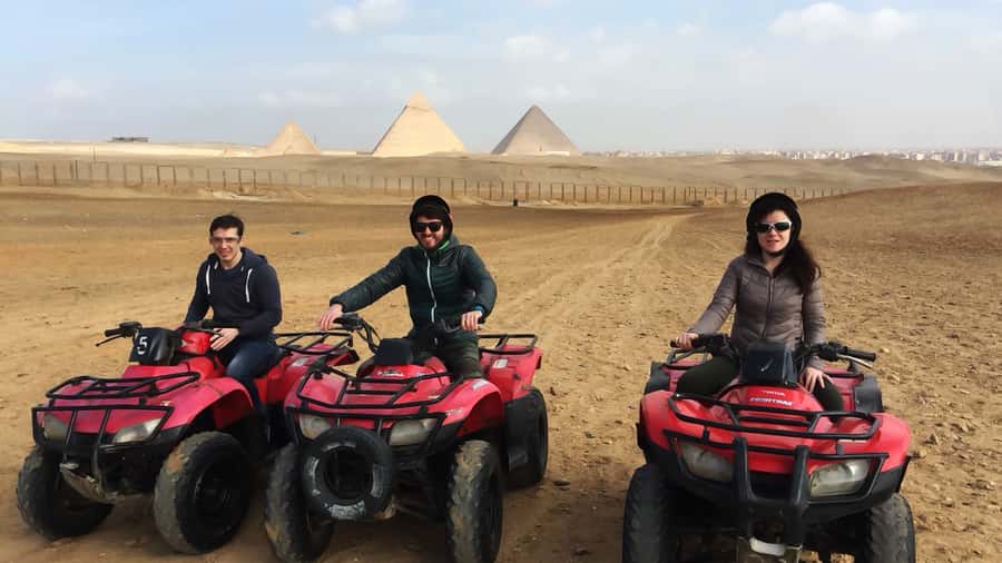 Cairo: Private Quad Bike Desert Tour with Pyramids & Sunset - The private transfer that makes a long day feel easier