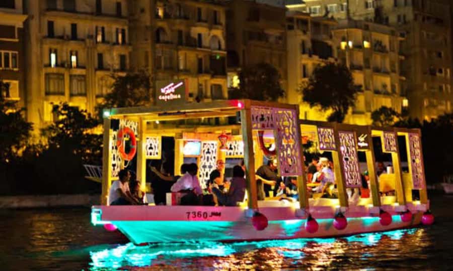 Cairo: Pyramid Tour, Boat Ride and Lunch at Cafelucca - Pickup, skip-the-line entry, and a guide who actually guides