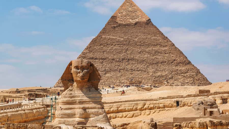 Cairo: Pyramids, Memphis, and City Highlights Private Tour - Great Pyramid Inn terrace at sunset: when the day turns scenic