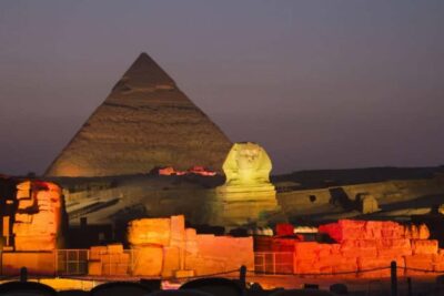 Cairo: Pyramids of Giza Sound & Light Show with City Tour - Pyramids of Giza after dark: the wow factor is real