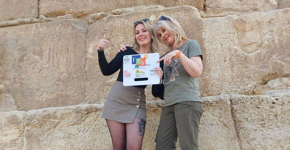Cairo: Trip Pyramids, Sakkara, & Memphis Tour with Lunch - Giza Plateau First: Pyramids, Sphinx, and Camel Time