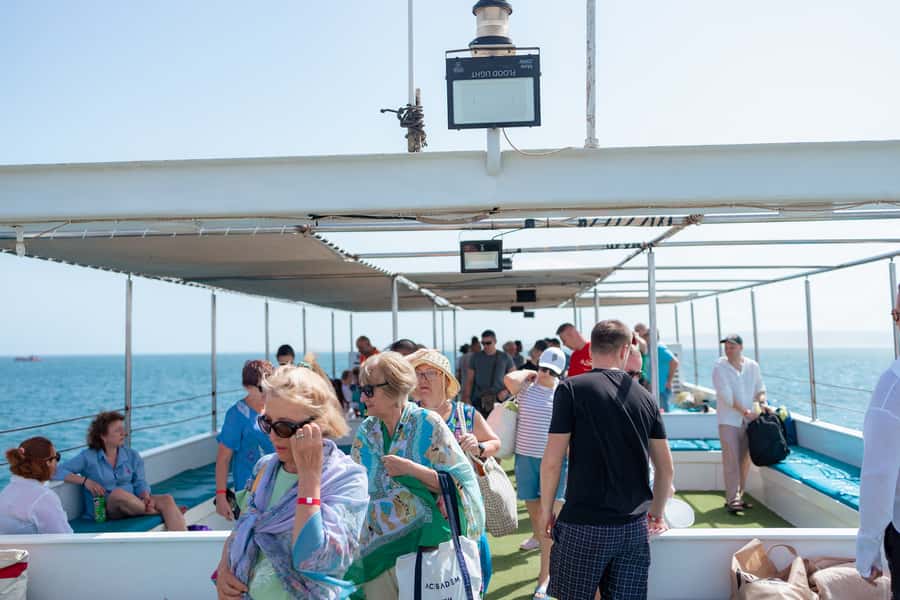 Conquest 2 Hour Semi Submarine with snorkeling from Hurghada - Inside the Conquest: What It’s Like Looking Out Through Big Glass Windows