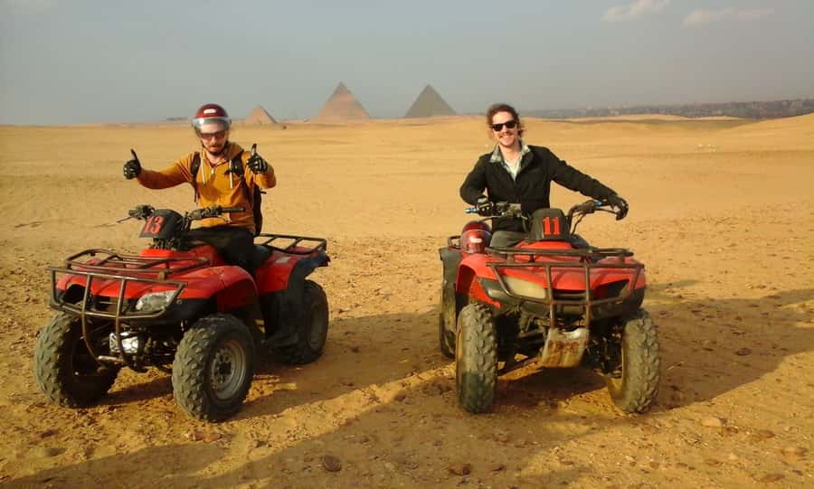Desert Safari by Quad Bike Around Pyramids - The Real Appeal: Desert Safari Energy, Right by Giza