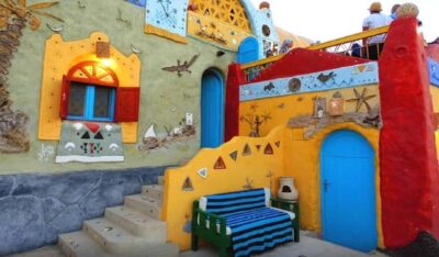 From Aswan: Private Tour to Nubian Village - Traditional Nubian Architecture and Colorful Houses Up Close
