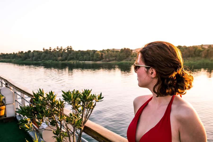 From Cairo: 4-Day Nile Cruise to Luxor with Balloon Flight - What the cruise experience feels like day to day
