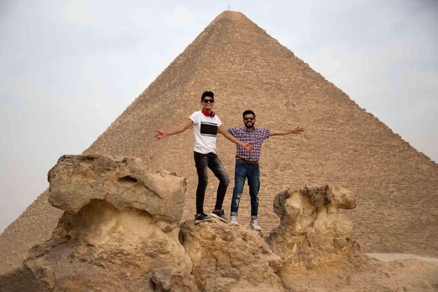 From Cairo: Half-Day Tour to Pyramids of Giza and the Sphinx - Sphinx of Giza: One Artifact, No Beard, Big Presence