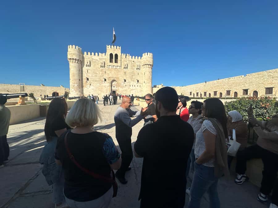 From Cairo: Historical Alexandria Shared Day Tour with Lunch - Qaitbay Citadel on the waterfront: fortress power and sea views