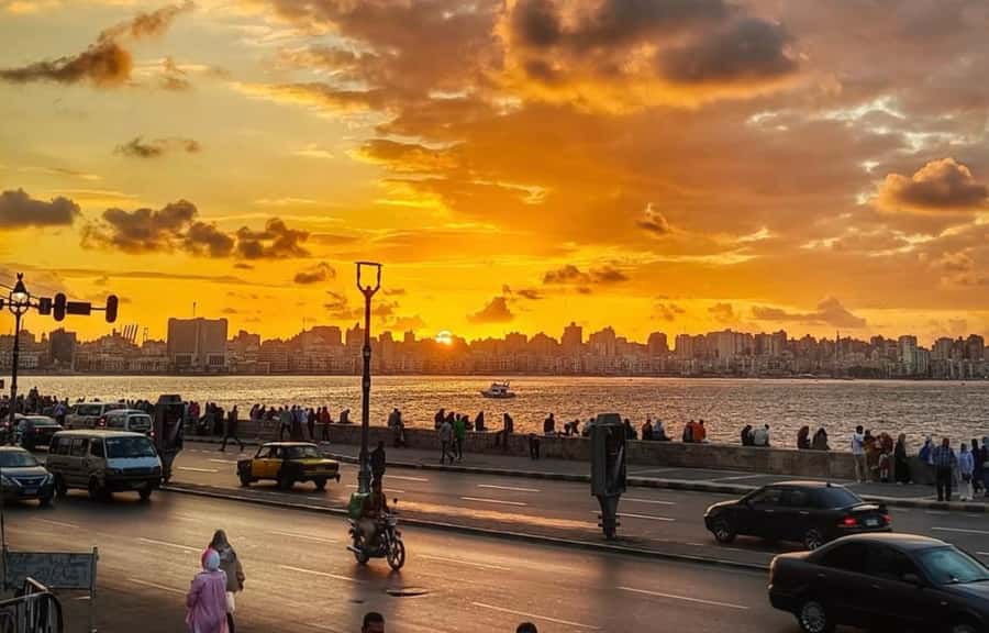 From Cairo: Overnight Trip to Alexandria - Day One: Kom El Shokafa, Pompey’s Pillar, and the Roman Amphitheater