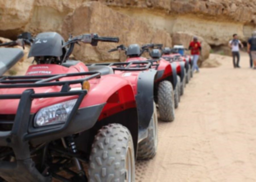 From El Gouna: Dry Canyon Quad Bike Morning Tour - Dry Canyon Wadi Billy: Desert Ride With Fossil Proof