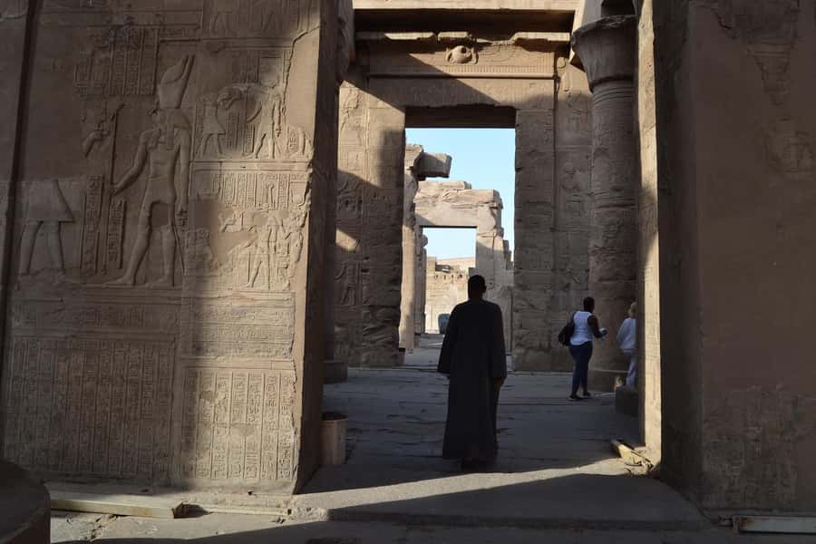 From Luxor: Private Edfu and Kom Ombo Temples Tour & Lunch - Temple of Edfu in a guided hour: Horus, Osiris, and what to notice