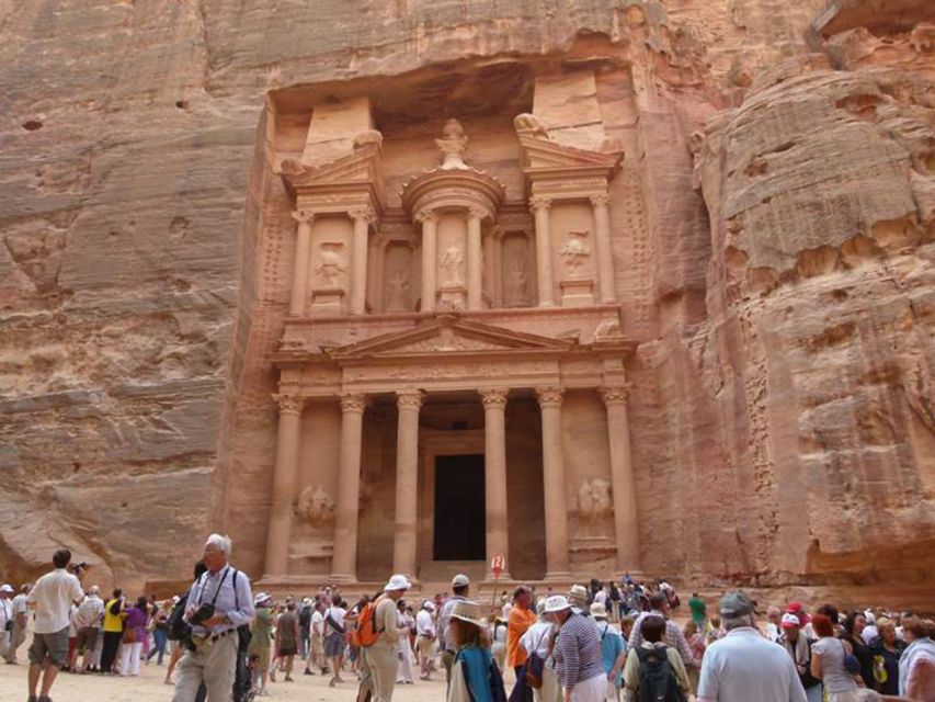 From Sharm ElSheikh: The Lost City (Petra) Day Tour by Ferry - Roman Theater and the King Wall Graves: The Stories Behind the Stone