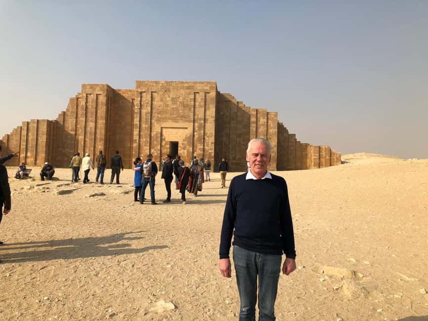 FULL DAY TOUR: GIZA PYRAMIDS, SPHINX, SAQQARA & MEMPHIS - Hotel pickup, A/C comfort, and a day that moves