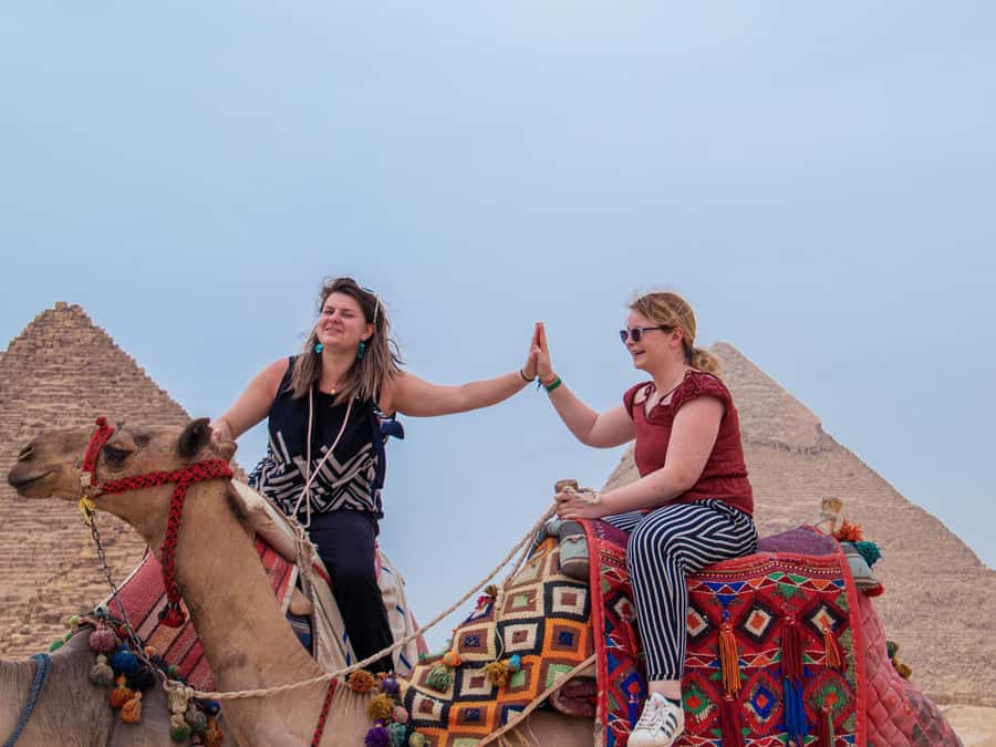 Giza: Female Guided Pyramids and Egyptian Museum Tour - Egyptian Museum: Tutankhamun, the golden mask, and the Royal Mummies Hall