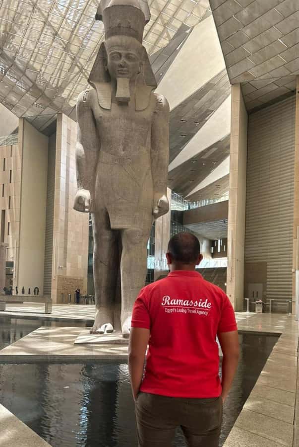 Grand Egyptian Museum, Pyramids, Sphinx & Authentic Lunch - Grand Egyptian Museum: Walking the Grand Hall and Finding the Hanging Obelisk