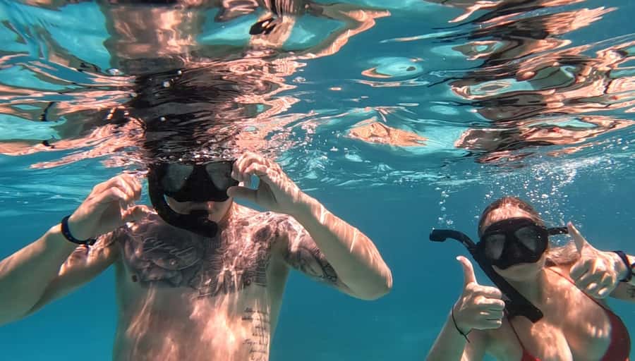 Hurghada: 3-Island Speedboat, Dolphin Watching & Snorkeling - Giftun Island: the first snorkeling slot and the dolphin hunt