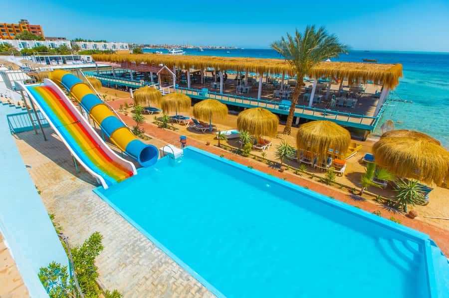 Hurghada: Aqua Park and Beach Experience - Aqua park for kids under 10: gentle slides and splash zones