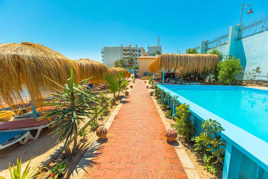 Hurghada: Aqua Park and Beach Experience - Price and value: $10 is the beach-and-park base, not a full meal day