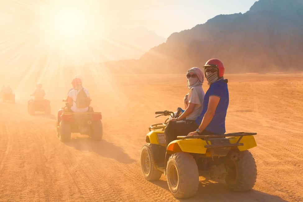 Hurghada: ATV Quad, Jeep and Buggy Safari with BBQ Dinner - Bedouin Camp Stop: Tea, Bread, and a Lot of Talking Points