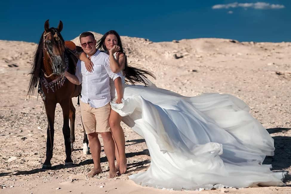 Hurghada: Desert & Sea Horse Riding with + 360° Photos - The optional swimming with horses: unforgettable, but plan the logistics