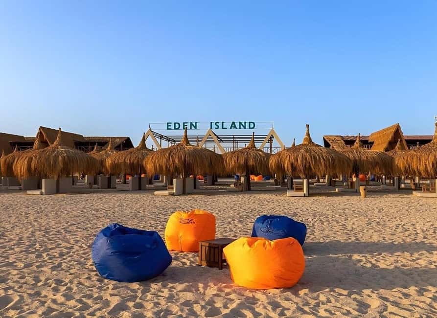 Hurghada: Eden Island Day Trip with Water Sports and Lunch - Key highlights worth marking on your map