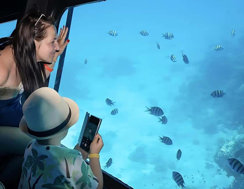 Hurghada: Glass Boat & Snorkeling with Optional Parasailing - Inside the Semi-Submarine: Panoramic Windows and Reef Visibility