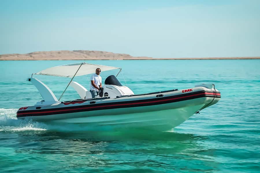 Hurghada: Orange Bay & Magawish Island Speedboat with Lunch - Orange Bay: using your 1-hour white-sand window well