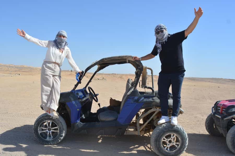 Hurghada: Quad and Buggy Safari with Dinner and Show - Oriental Show + Belly Dance + Fire Moments