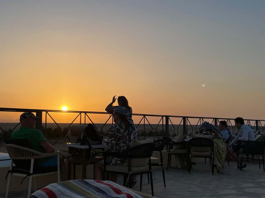 Hurghada: Quad Bike and Camel Ride with Dinner and Show - Dinner + Fire Show + Oriental and Belly Dancer Performances