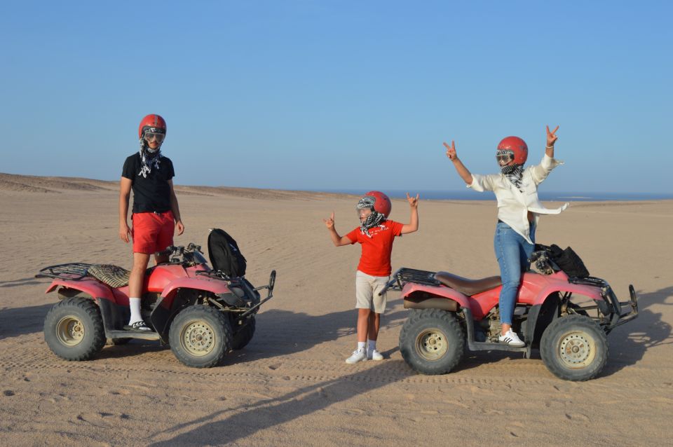 Hurghada: Quad Bike Safari, Camel Horse Ride, Dinner & Shows - ATV Quad Biking: How to Make the 1-Hour Ride Worth It