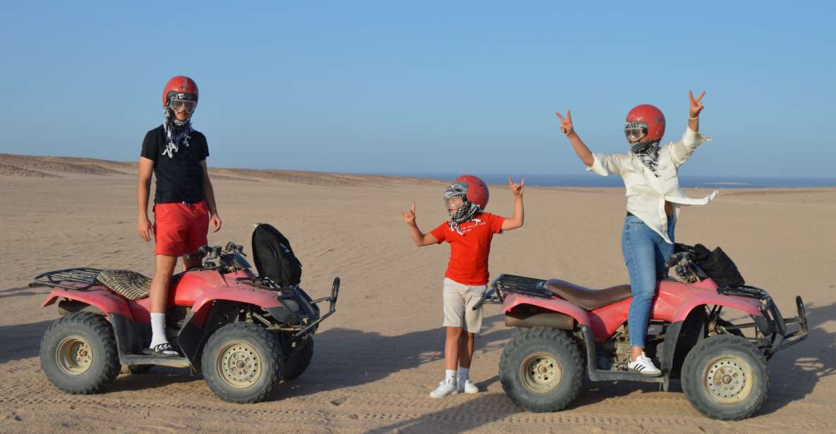 Hurghada: Quad Bike Safari, Camel Horse Ride, Dinner & Shows - Hotel Pickup to the Bedouin-Style Camp: The Part That Sets the Tone