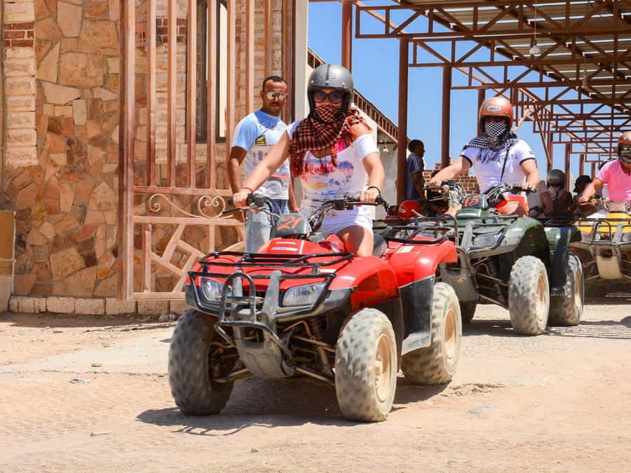 Hurghada: Quad Bike Tour of the Desert and Red Sea - Sunset quad + dinner, show, and stargazing: a whole-night plan