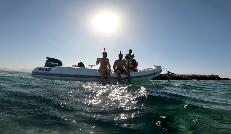 Hurghada: Safari ATV Quad & Speedboat to Orange bay island - The Camel Ride + Tea Stop: Short Cultural Break, Real Timing