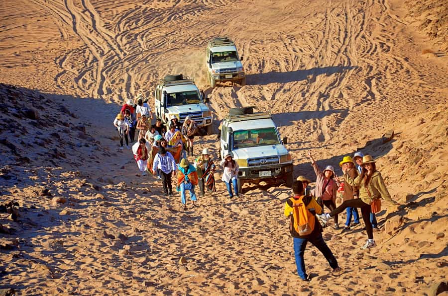 Hurghada: Safari Jeep & Camel Ride with BBQ Dinner & Show - The Jeep ride: where the adrenaline comes from