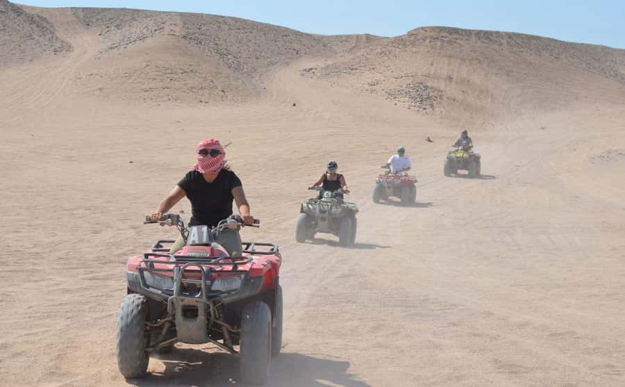 Hurghada: Sea and Mountains ATV Quad Bike Tour - Getting there from your hotel: the coach ride and Makadi Bay briefing