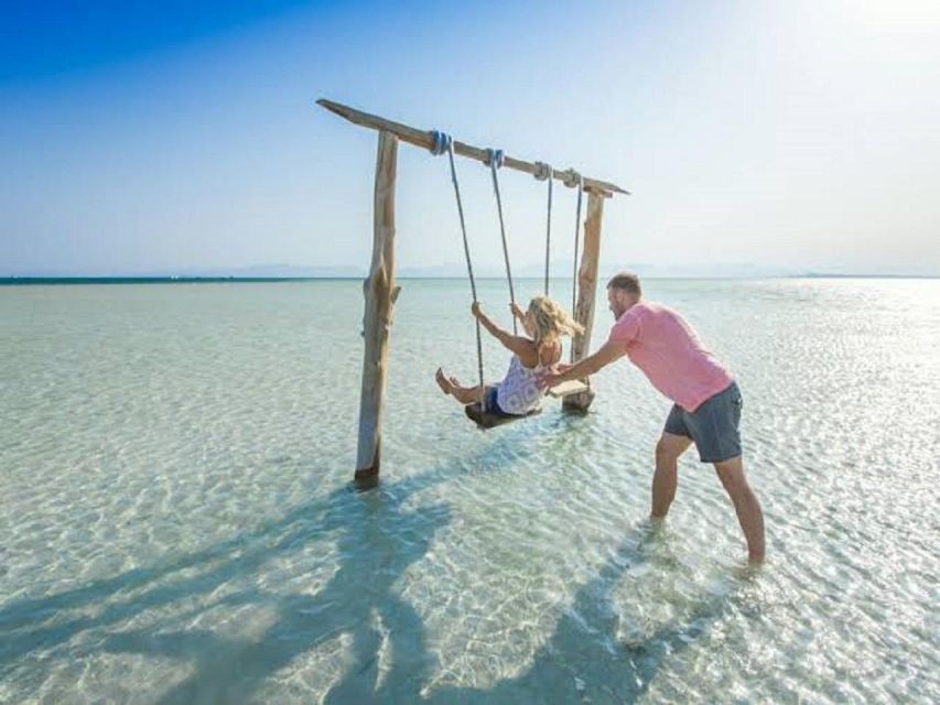Hurghada : Shared Full-Day Tour to Orange Bay Island - Getting there and back: hotel pickup and a shared small-group day