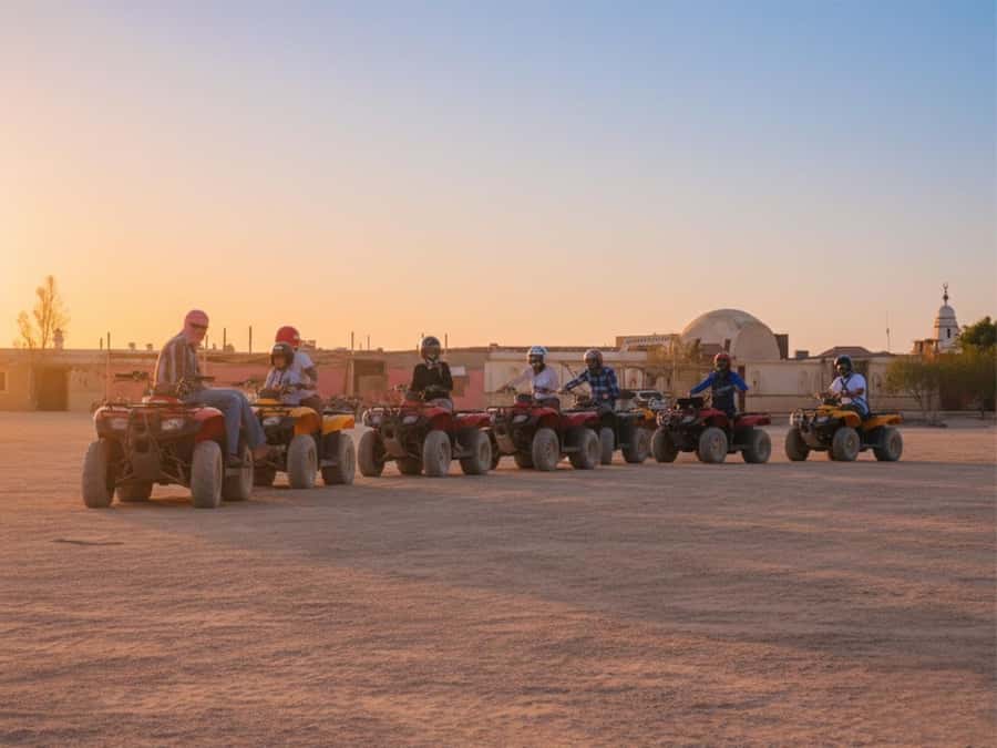 Hurghada: Sunrise Quad Bike, Camel and Oriental Breakfast - Getting there: transfers, pickup timing, and how to not miss sunrise