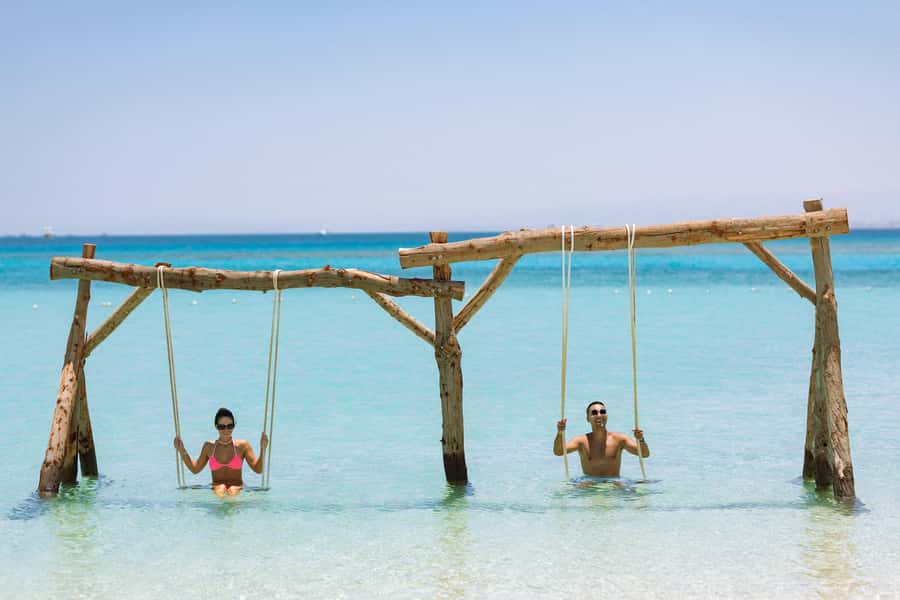 Hurghada: Sunset Hula Hula Island W/ Snorkeling & Lunch - Water sports included: banana boat and sofa boat rides