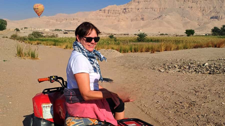 Luxor: Luxor West Bank Quad Bike Adventure in the Desert - The electric bike add-on: more riding without the same fatigue