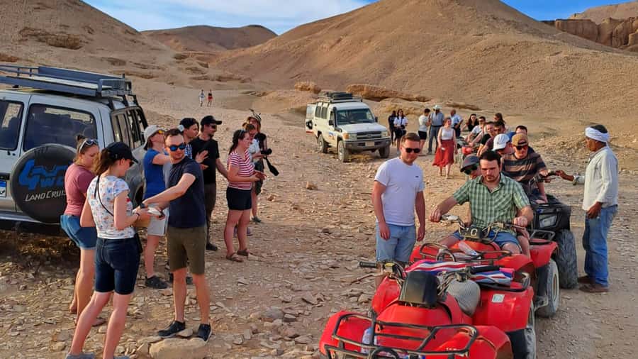 Luxor: Luxor West Bank Quad Bike Adventure in the Desert - What you pay for: the $100 value check (and what’s not included)