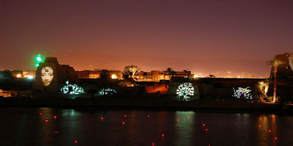 Luxor: Sound And Light Show - Inside Karnak: walking through a guided script